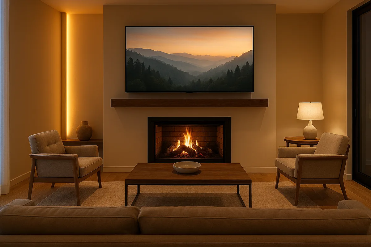 The Unique Benefits of a Fireplace TV for Homes in 2026